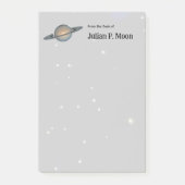 Post-it® Saturn with Rings in Outer Space Personalized (Devant)