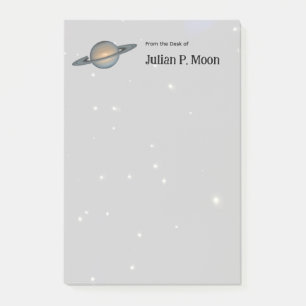 Post-it® Saturne avec anneaux dans l'espace personnalisé