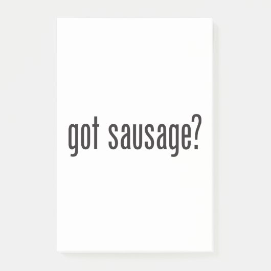 Post-it® saucisse (Devant)