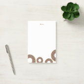 Post-it® Saupoudrer de chocolat Donut Publier les notes (Bureau)