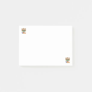 Post-it® Sauvage sur la lecture Imprimé léopard Mignon anim