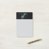 Post-it® Saxophone et notes de musique (Sur un bureau)