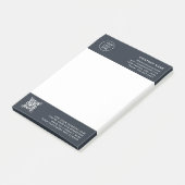 Post-it® Scan de code QR | Logo professionnel d'entreprise  (Incliné)