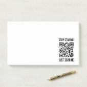 Post-it® Scan Me QR Code : Choisissez la gentillesse chaque (Sur un bureau)
