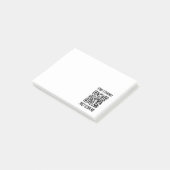 Post-it® Scan Me QR Code : Choisissez la gentillesse chaque (Incliné)