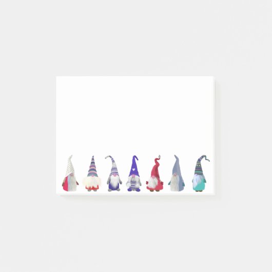 Post-it® Scandi Gnomes Groupe Noël (Devant)