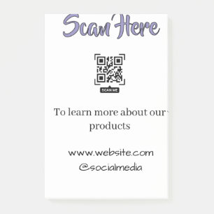 Post-it® scanner les détails des produits et services du si