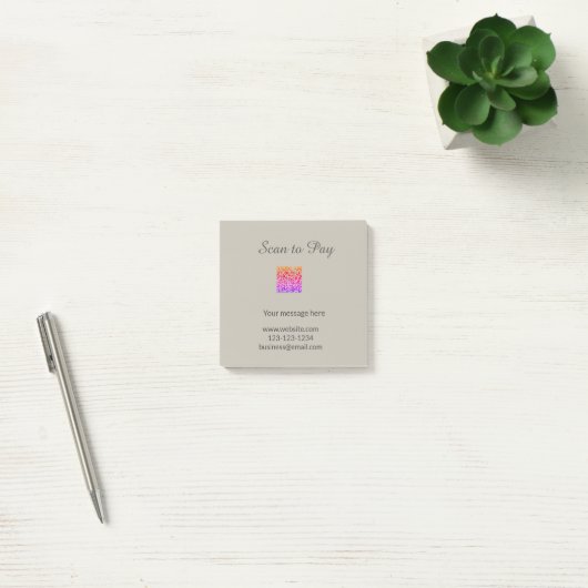 Post-it® scanner pour payer Ajouter un logo de site Web de (Bureau)