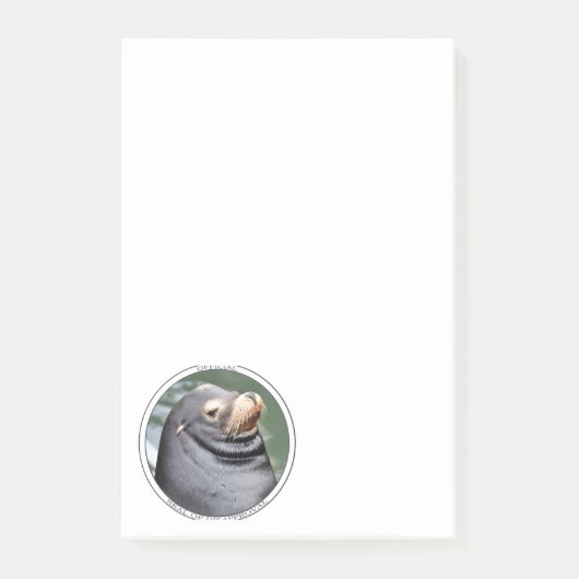 Post-it® Sceau de désapprobation Notes 4x6 (Devant)