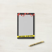 Post-it® Scène criminelle (Sur un bureau)