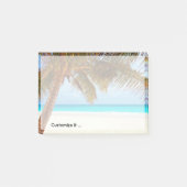 Post-it® Scène de refroidissement tropicale de plage (Devant)