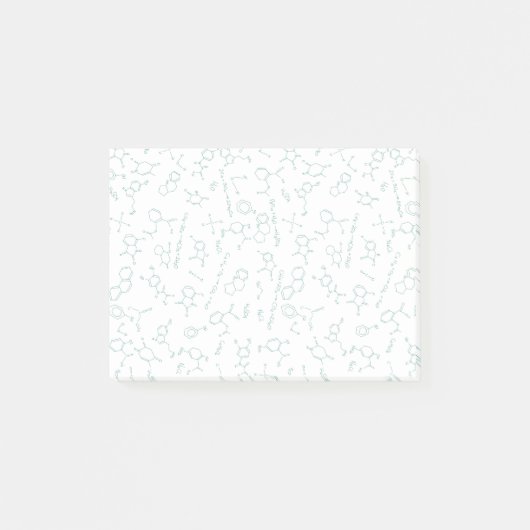 Post-it® Schéma de chimie en vert (Devant)