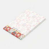 Post-it® Schéma floral de style rétro 4 (Incliné)
