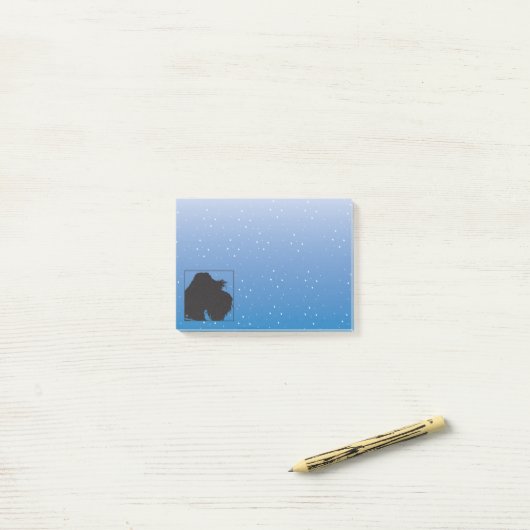 Post-it® Schnauzer (Sur un bureau)