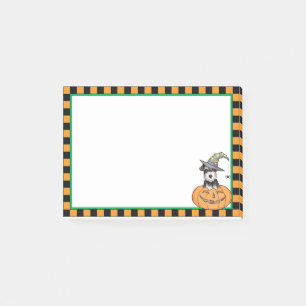Post-it® Schnauzer miniature d'Halloween