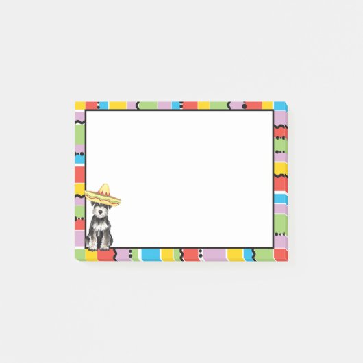 Post-it® Schnauzer miniature Fiesta (Devant)