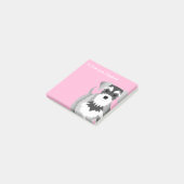 Post-it® Schnauzer miniature gai mignon (Incliné)