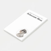 Post-it® Schnauzer Mom Post Notes (Incliné)