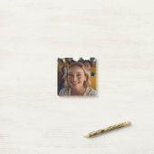 Post-it® School Bus Driver Photo Customize (Sur un bureau)