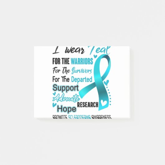 Post-it® Scleroderma Awareness Month Ribbon Gifts (Devant)