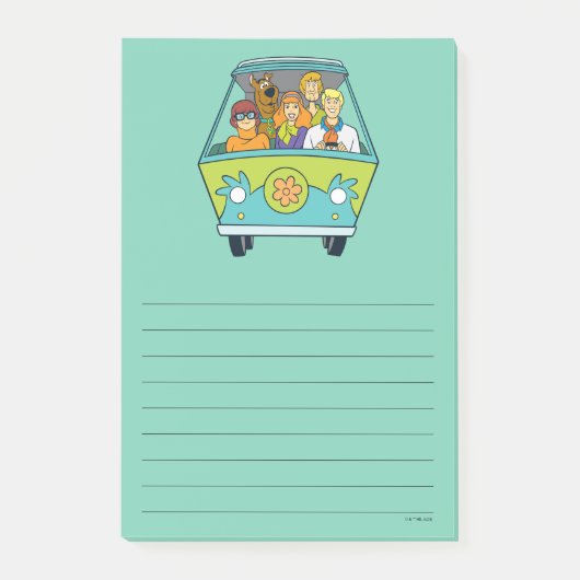 Post-it® Scooby-Doo & Gang Mystery Machine (Devant)