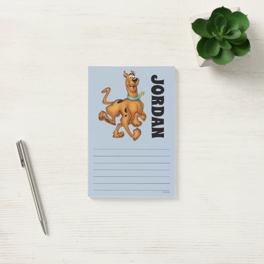 Post-it® Scooby-Doo Joyeuse Marche | Ajouter Votre Nom (Bureau)