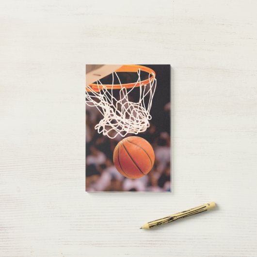 Post-it® Scoring de basket-ball (Sur un bureau)