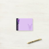 Post-it® Scorpion de noeud céleste pourpre (Sur un bureau)