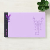 Post-it® Scorpion de noeud céleste pourpre (Bureau)