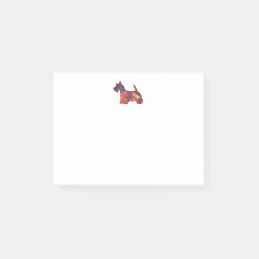 Post-it® Scottie Chien race Geo Silhouette Multi (Devant)