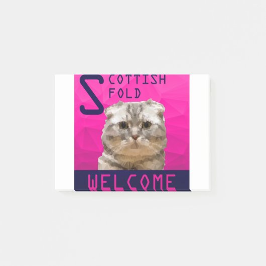 Post-it® Scottish Fold (Devant)