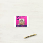 Post-it® Scottish Fold (Sur un bureau)