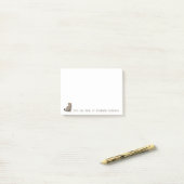Post-it® Scottish Fold Cat Personnaliser les notes (Sur un bureau)