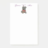 Post-it® Scottish Terrier Heart Mom Post-it Notes (Devant)