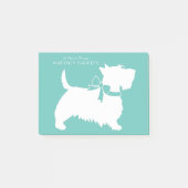 Post-it® Scottish Terrier Scotty Chien Chien Puppy Scottie (Devant)