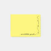 Post-it® Scribble Pad Jaune (Devant)