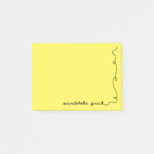 Post-it® Scribble Pad Jaune