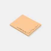 Post-it® Scribble Pad orange (Incliné)