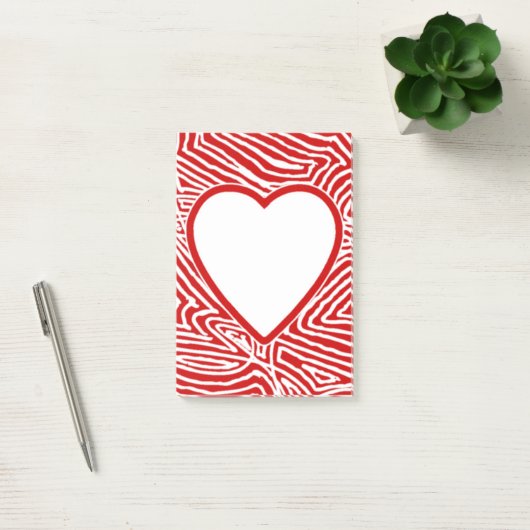 Post-it® Scribblprint Heart (Bureau)