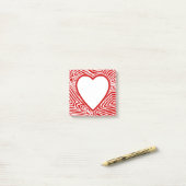 Post-it® Scribblprint Heart (Sur un bureau)