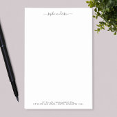 Post-it® Script de calligraphie moderne tendance personnali