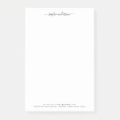 Post-it® Script de calligraphie moderne tendance personnali (Devant)