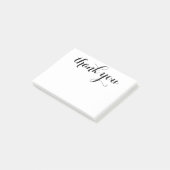 Post-it® Script de remerciement 4 x 3 (Incliné)