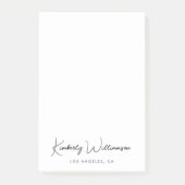 Post-it® Script de signature chic (Devant)