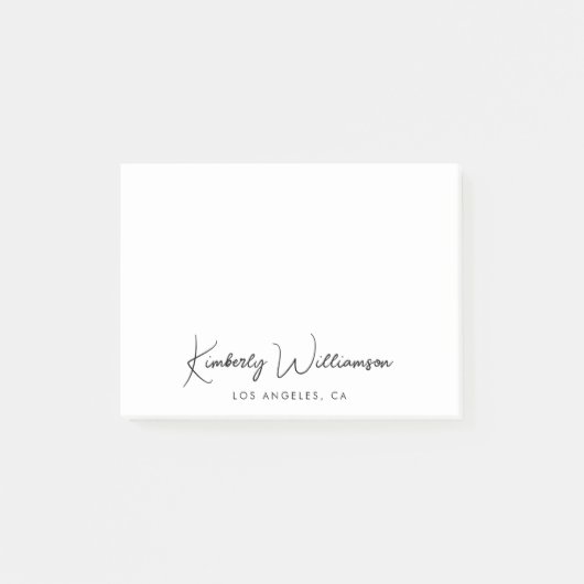 Post-it® Script de signature chic (Devant)