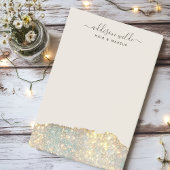 Post-it® Script de signature holographique Moderne Glam pai