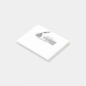 Post-it® Script de stylo Quill Sketch Faux Silver (Incliné)