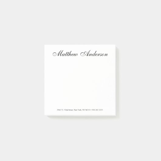 Post-it® Script élégant (Devant)