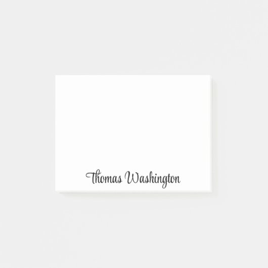 Post-it® Script élégant Monogrammé (Devant)