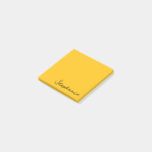 Post-it® Script Jaune Personnalisé Publier des notes collan (Incliné)